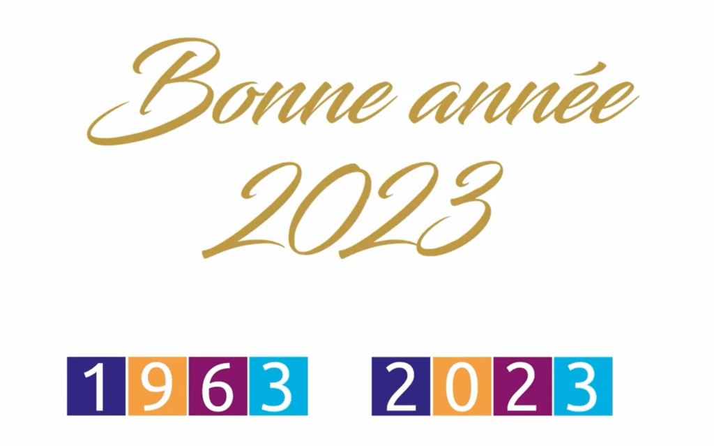 Bonhomme Bâtiment a 60 ans, bonne année 2023